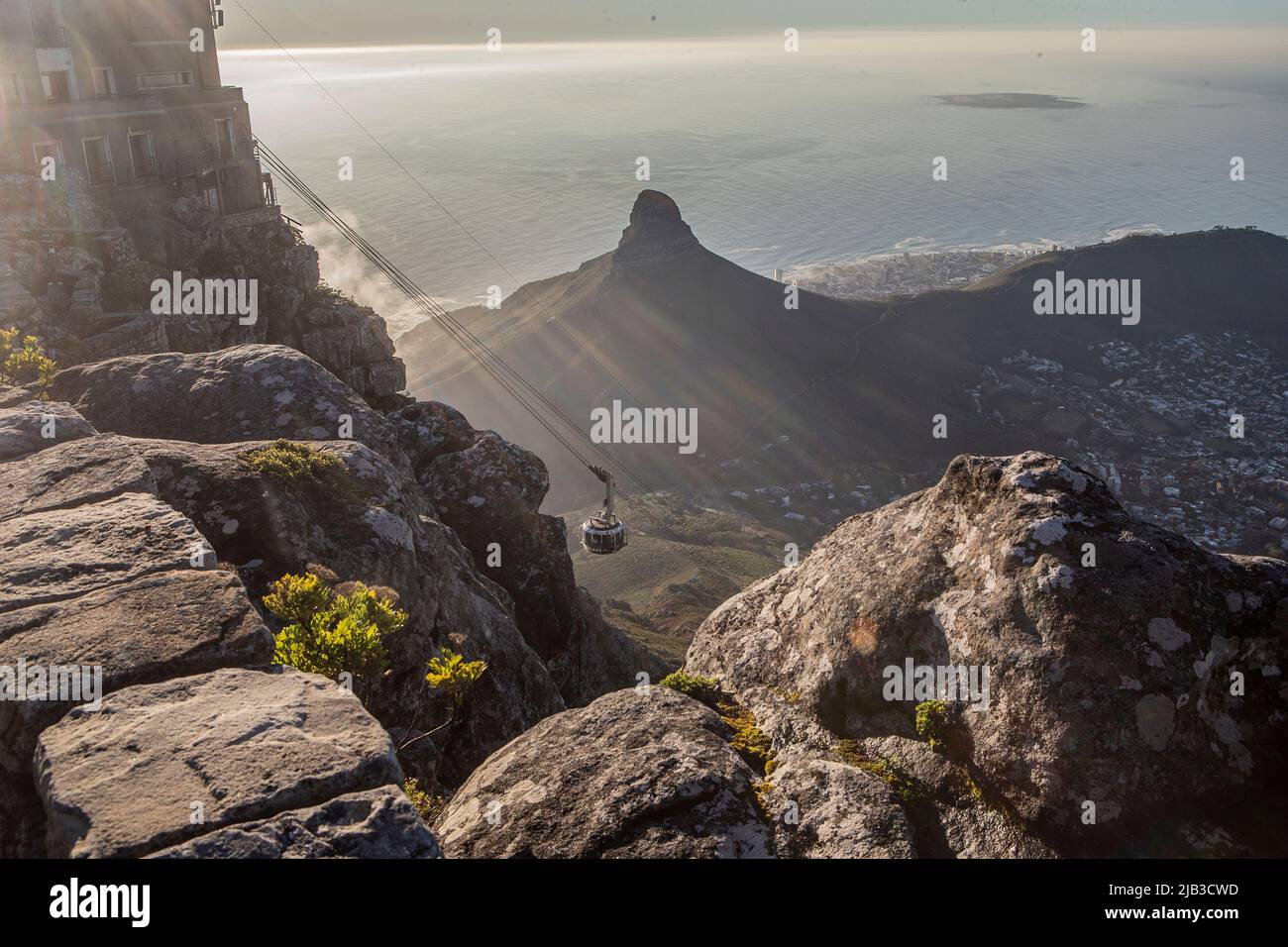 La Cabinovia di Table Mountain Foto Stock