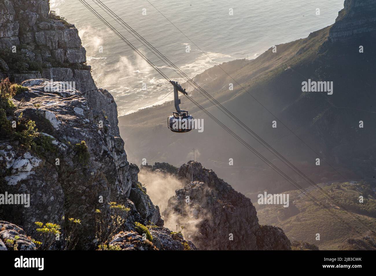 Funivia Table Mountain Foto Stock