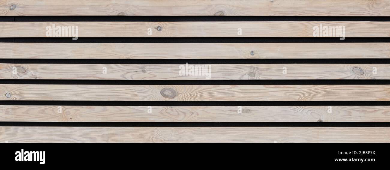 panoramica orizzontale pannelli di legno duro sfondo Foto Stock
