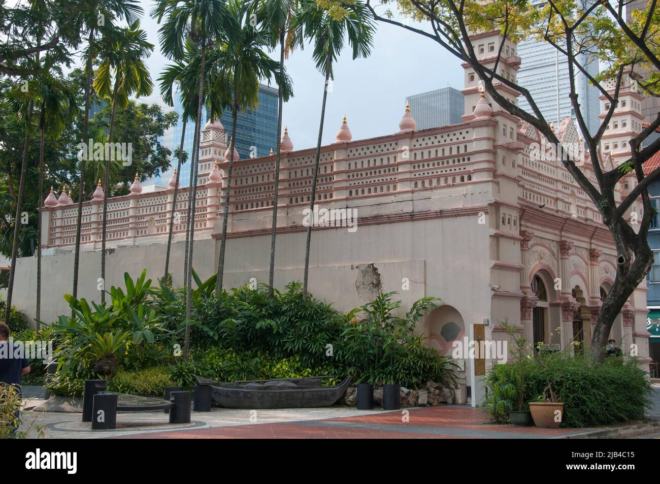Santuario di Nagore Durgha, fondato dai musulmani Shia dell'India del Sud agli inizi del 19th secolo, Telok Ayer, Singapore Foto Stock