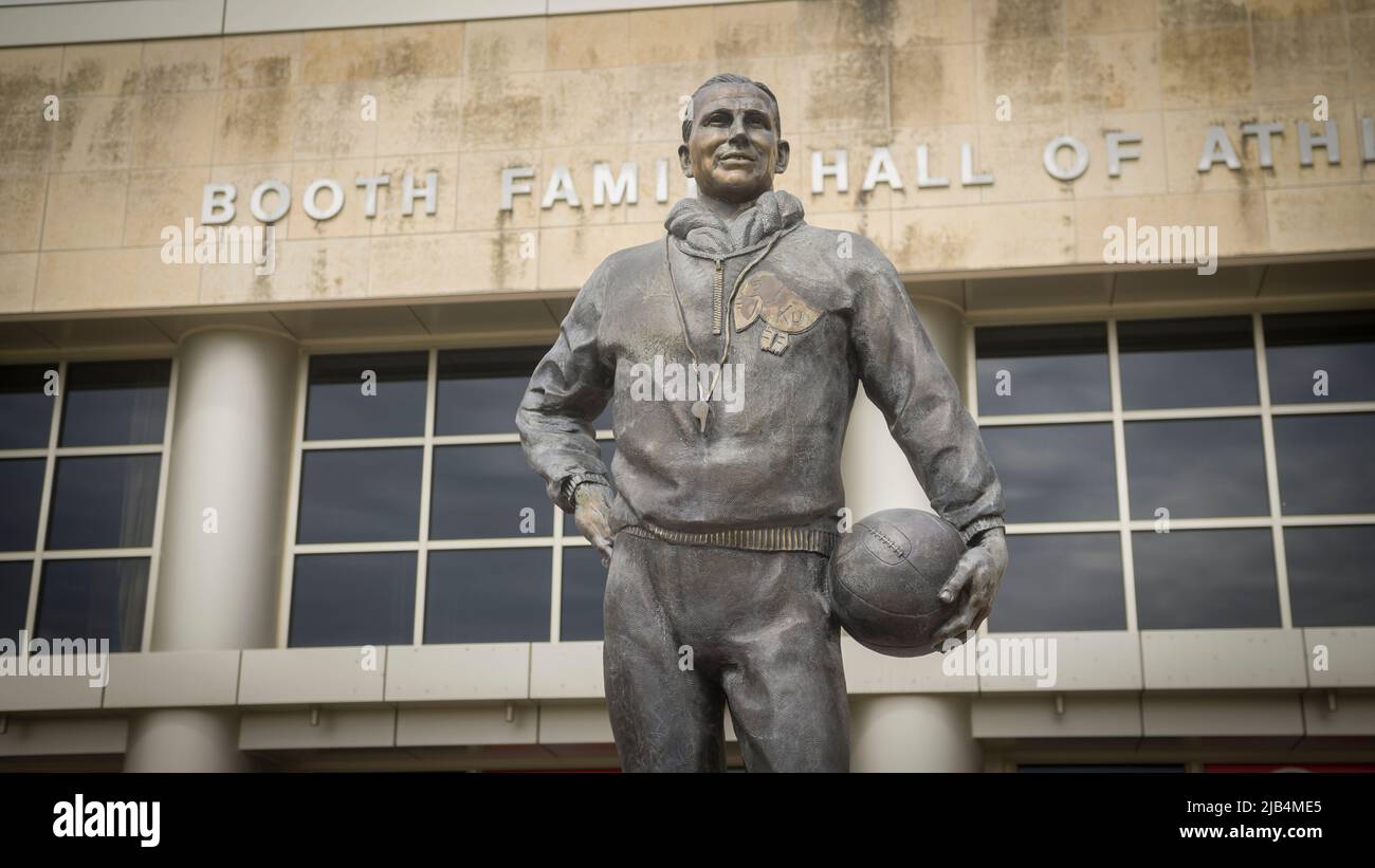 Lawrence, Kansas - 22 maggio 2022: Il campus universitario della University of Kansas Jayhawks Foto Stock