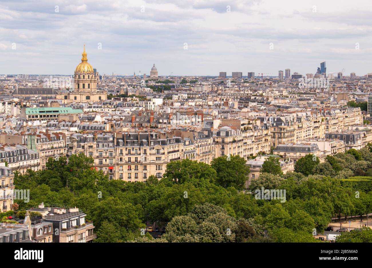 Vista del 'Hôtel des Invalides' a Parigi (Francia) Foto Stock