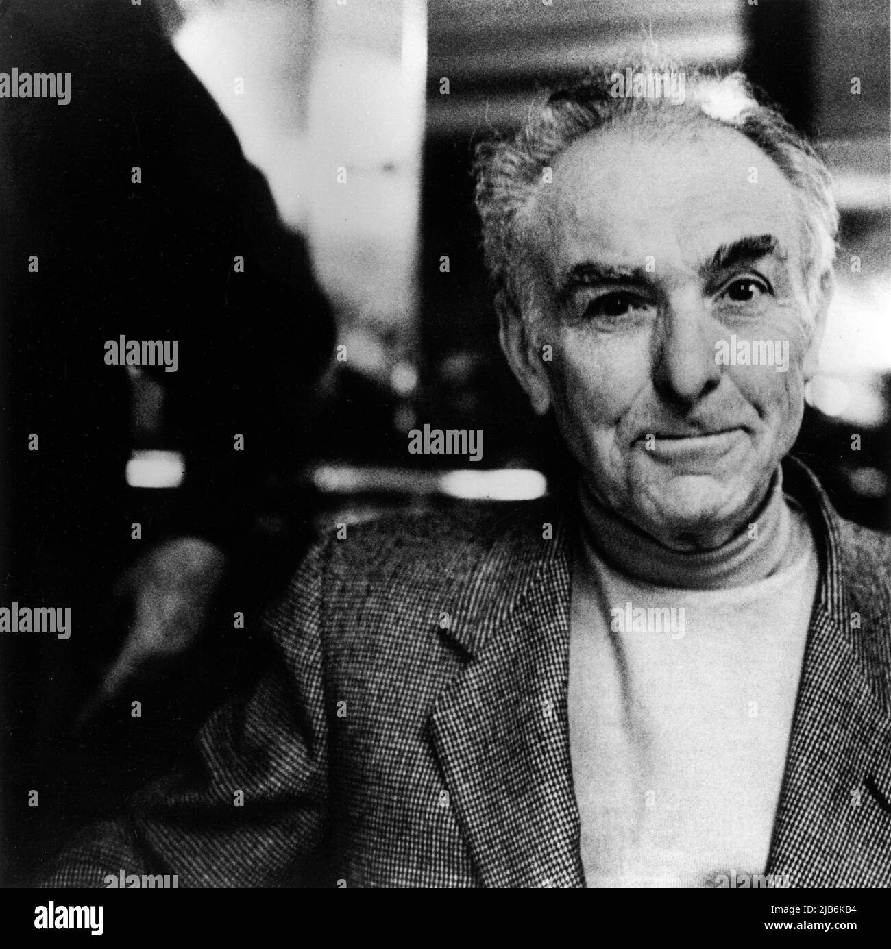 Portrait du photographhe Robert Doisneau (1912-1994) a Paris it 1988. ©Michele Brabo/Opale.photo Foto Stock