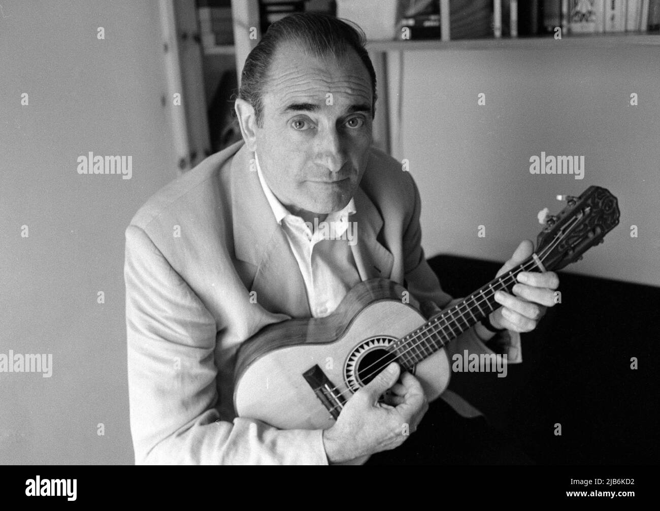 Portrait du realizateur, clown et cineaste Pierre Etaix a Paris it 1992. ©Michele Brabo/Opale.photo Foto Stock