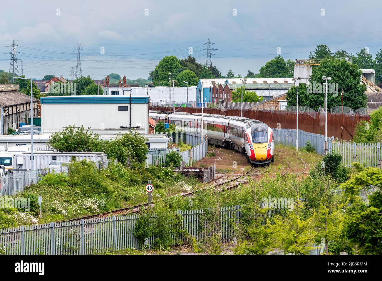 Lincoln La Stazione Ferroviaria Centrale, Lincoln, Lincolnshire, Regno Unito Foto Stock