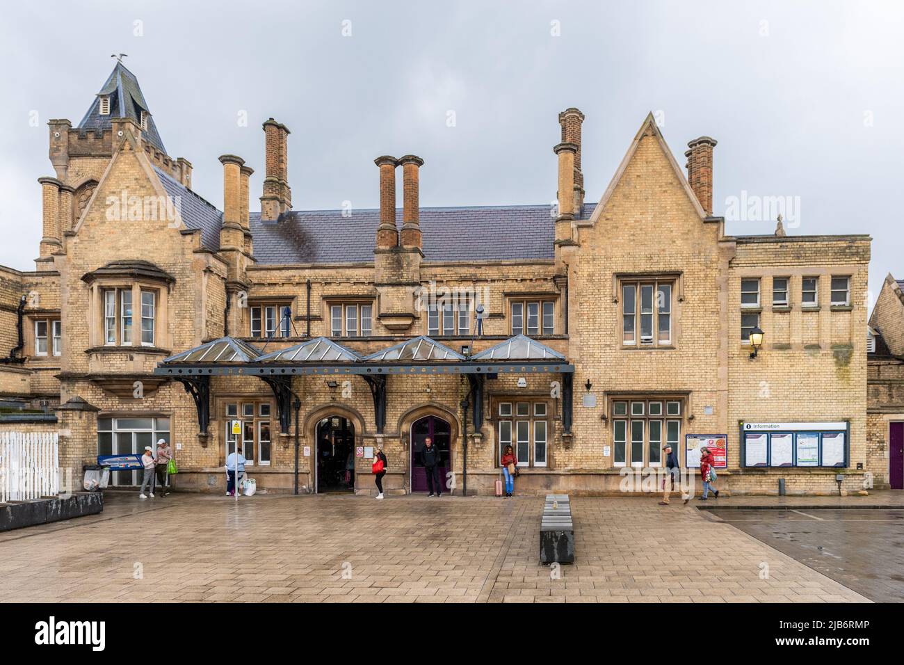 Lincoln La Stazione Ferroviaria Centrale, Lincoln, Lincolnshire, Regno Unito Foto Stock