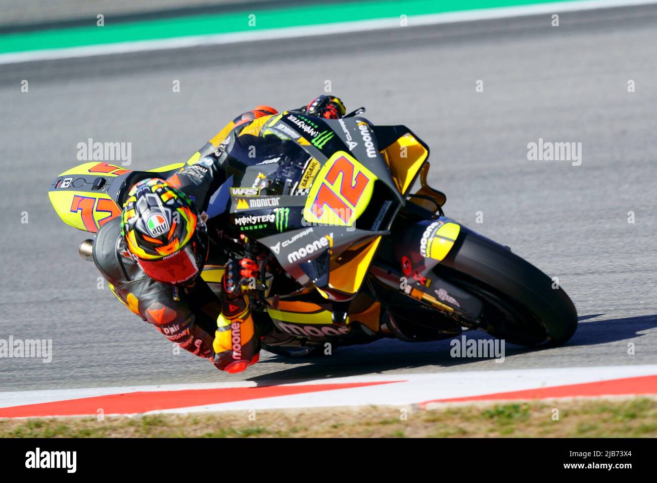 2022 Giu 6th. Gran premi Monster Energy de Catalunya, MotoGP, venerdì libero parctice: Marco Bezzecchi (ITA)Mooney VR46 Racing Team Foto Stock