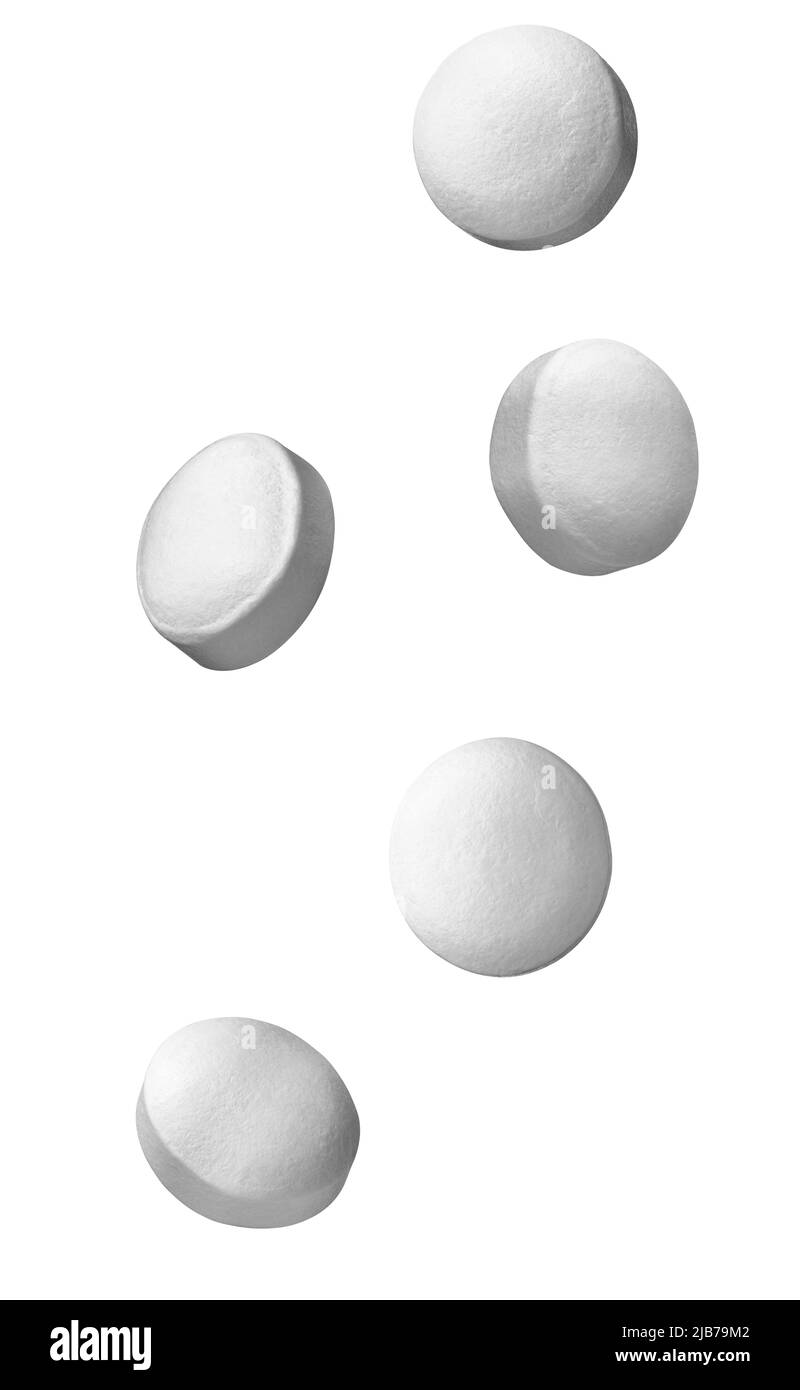 farmaco medico pillola bianco rosso Foto Stock