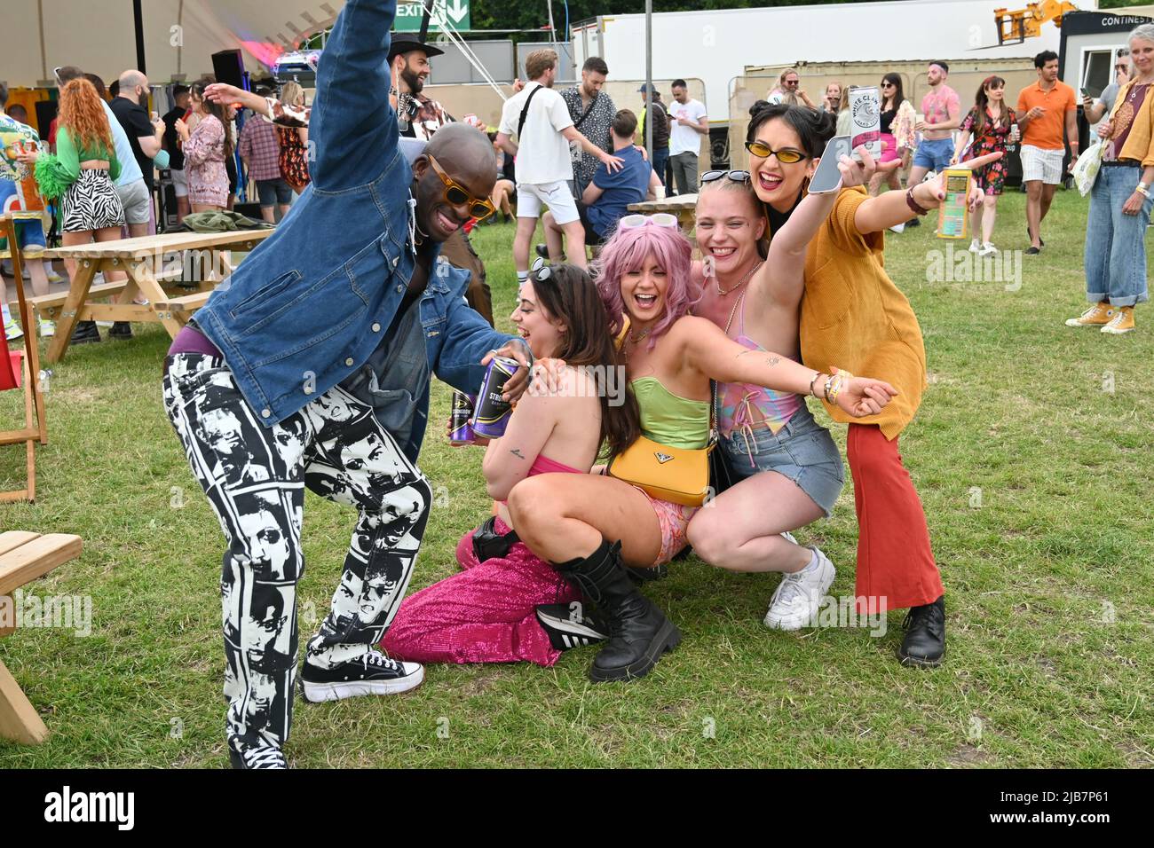 Londra, Regno Unito. 03rd giugno 2022. Mighty Hoopla Pop Music Festival Londra 2022 a Brockwell Park, Londra, Regno Unito. – 3 giugno 2022. Credit: Vedi li/Picture Capital/Alamy Live News Foto Stock