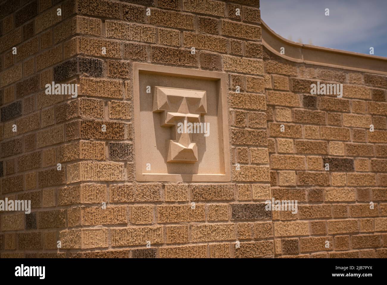 Lubbock, Texas - 5 giugno 2021: Campus universitario della Texas Tech University Red Raiders Foto Stock