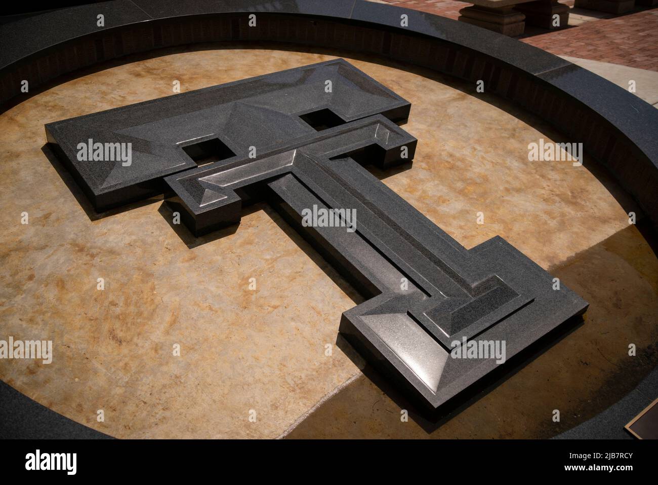 Lubbock, Texas - 5 giugno 2021: Campus universitario della Texas Tech University Red Raiders Foto Stock