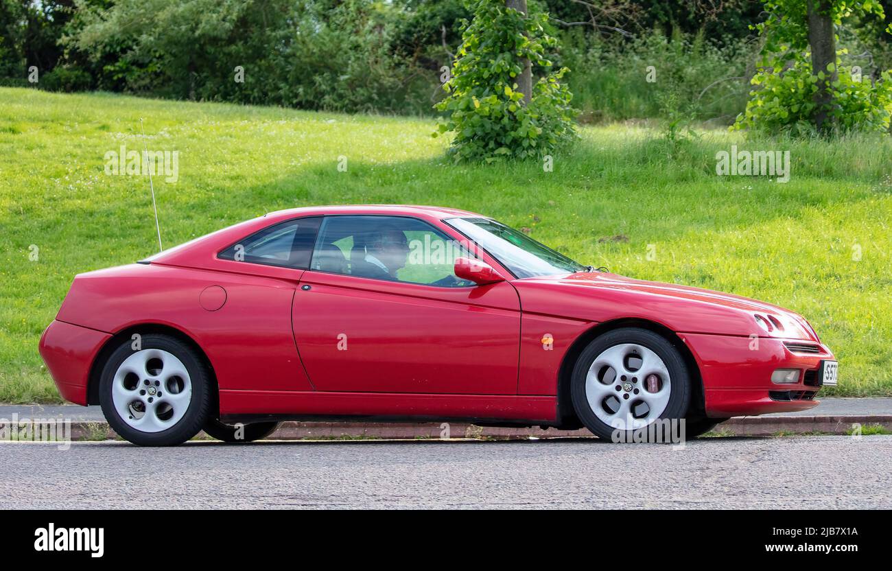 1999 rosso Alfa Romeo Spider Foto Stock