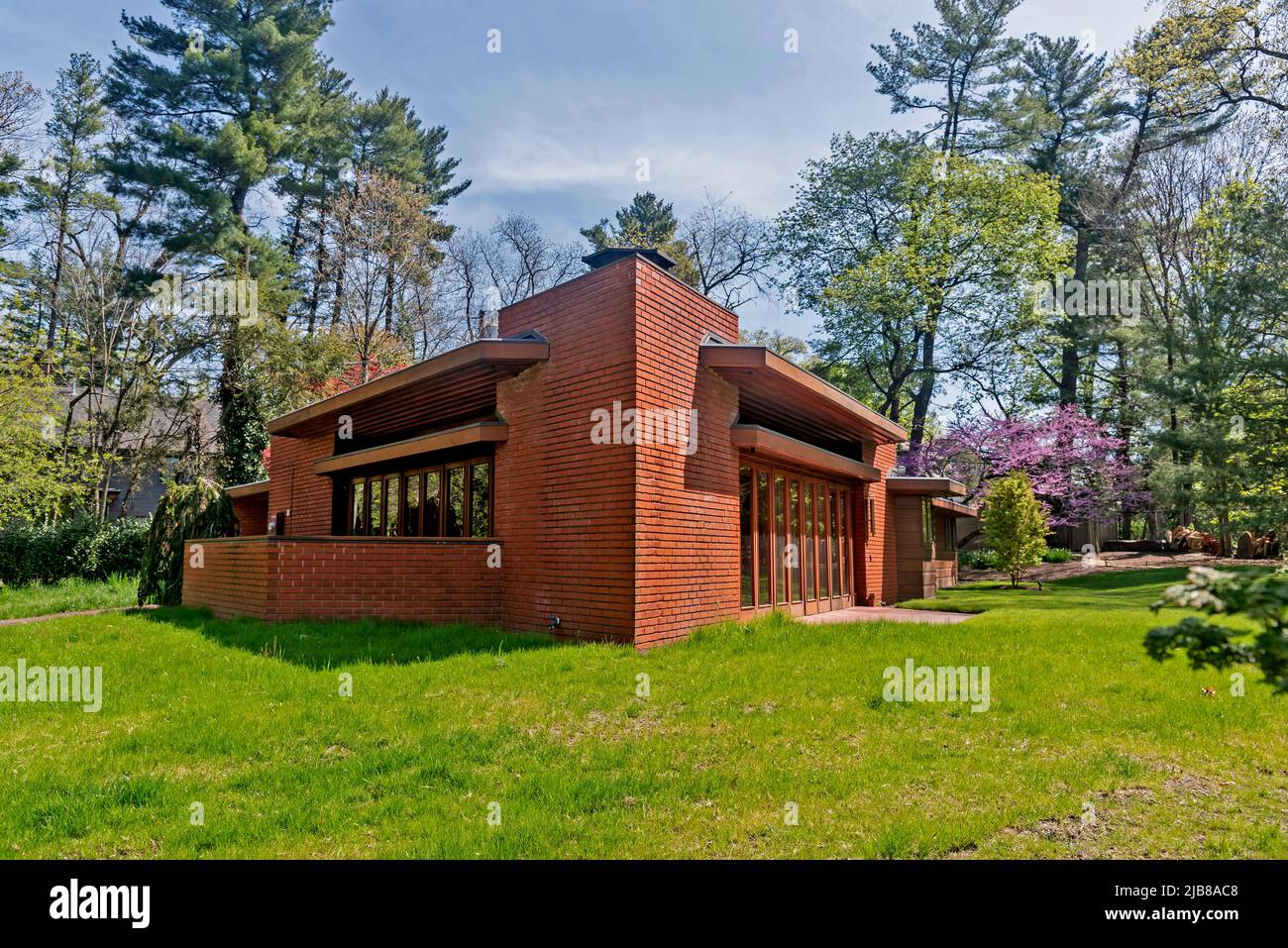 L'unica casa esagonale di Frank Lloyd Wright a Glen Ridge, NJ, USA Foto Stock