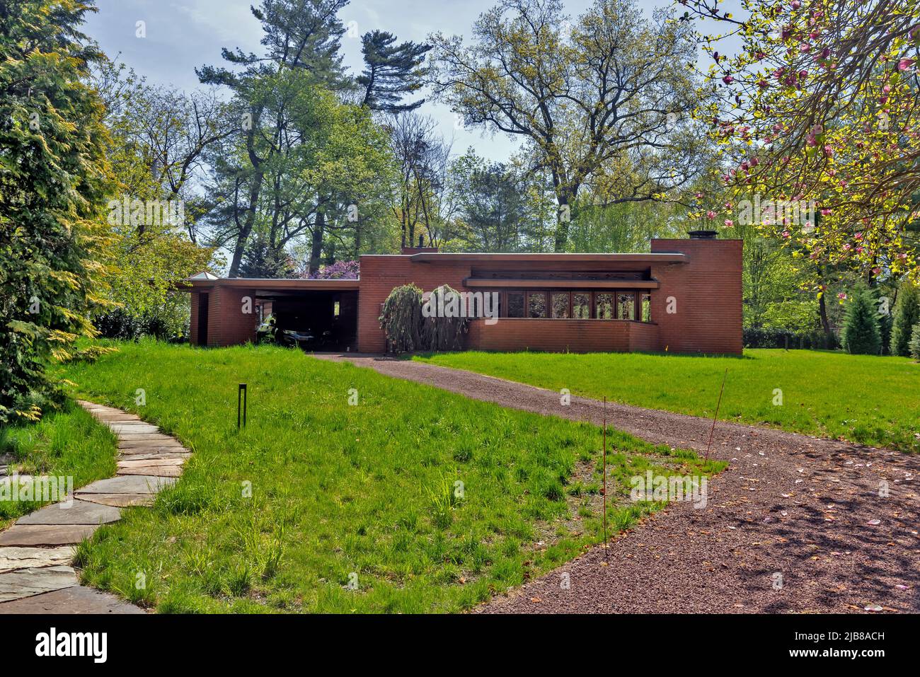 L'unica casa esagonale di Frank Lloyd Wright a Glen Ridge, NJ, USA Foto Stock