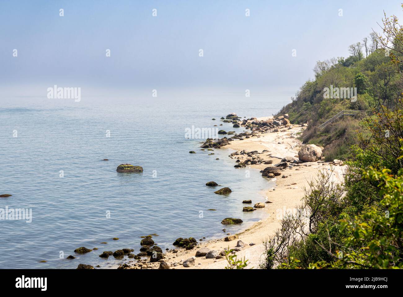 Spiaggia a Browns Hill Association in Orient, NY Foto Stock