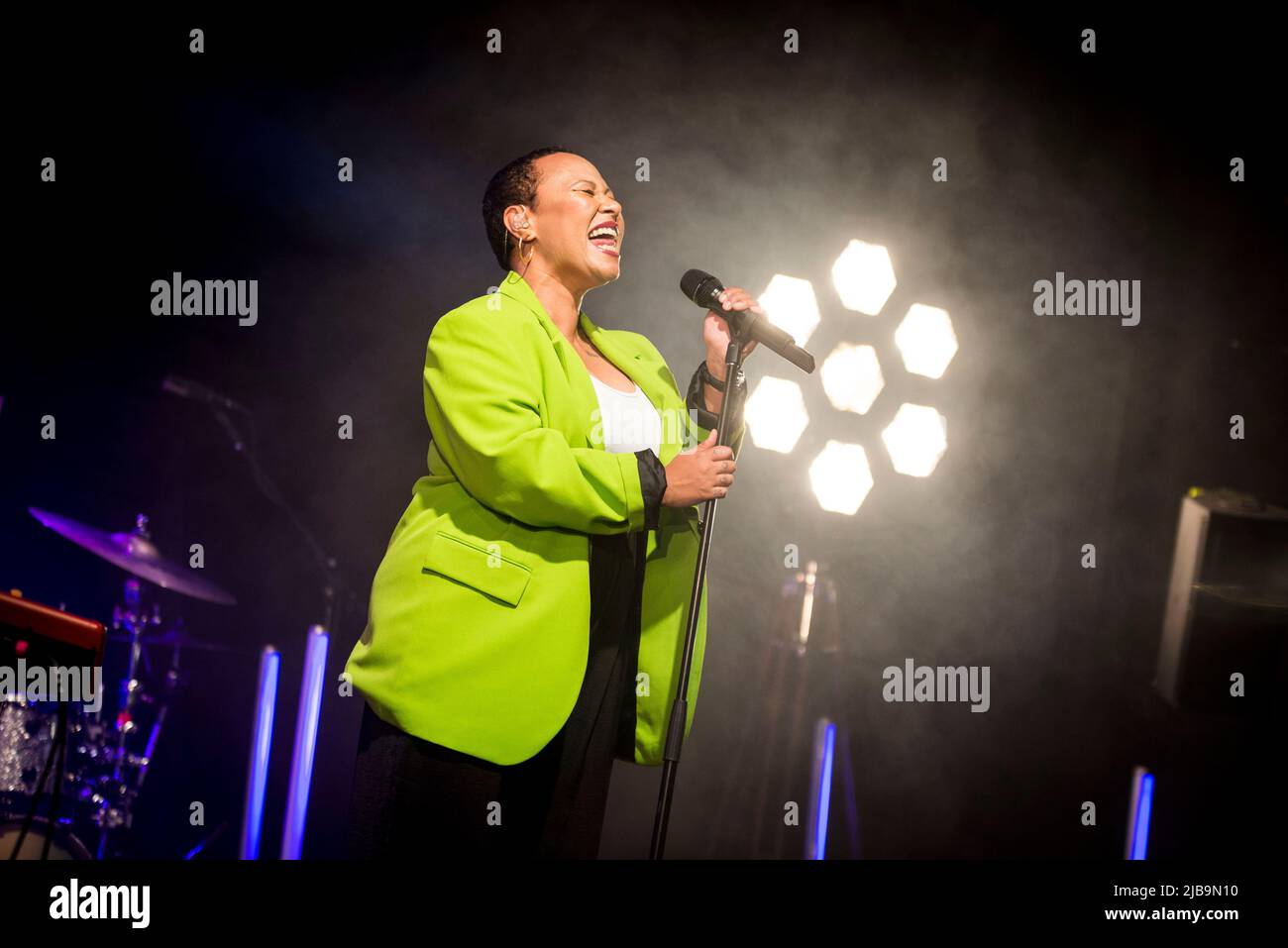 3 giugno 2022, Milano, Milano, Italia: Emeli SandÃ si esibisce a Santeria Toscana a Milano. (Credit Image: © Pamela Rovaris/Pacific Press via ZUMA Press Wire) Foto Stock