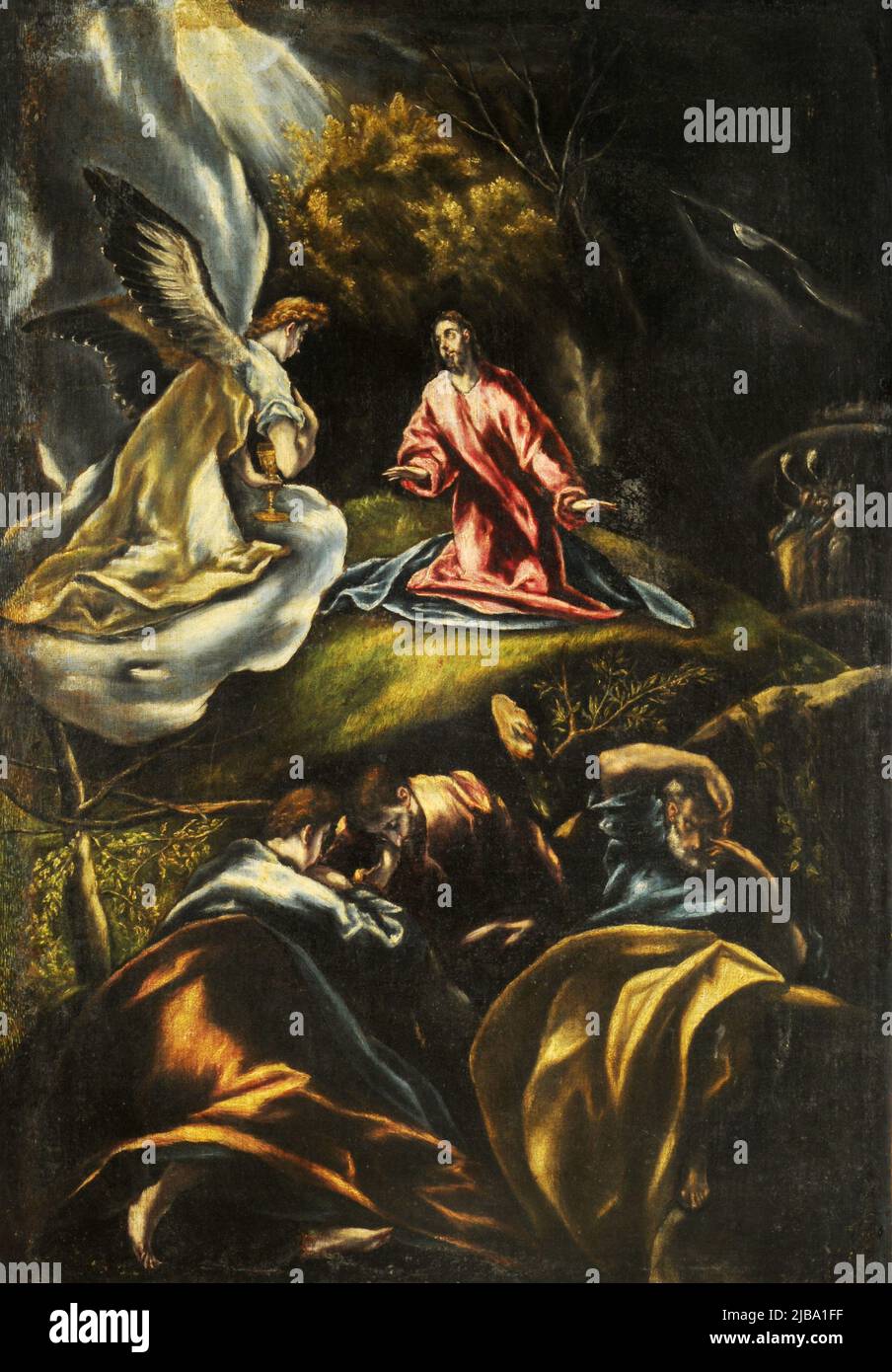 L'agonia nel giardino di El Greco Foto Stock