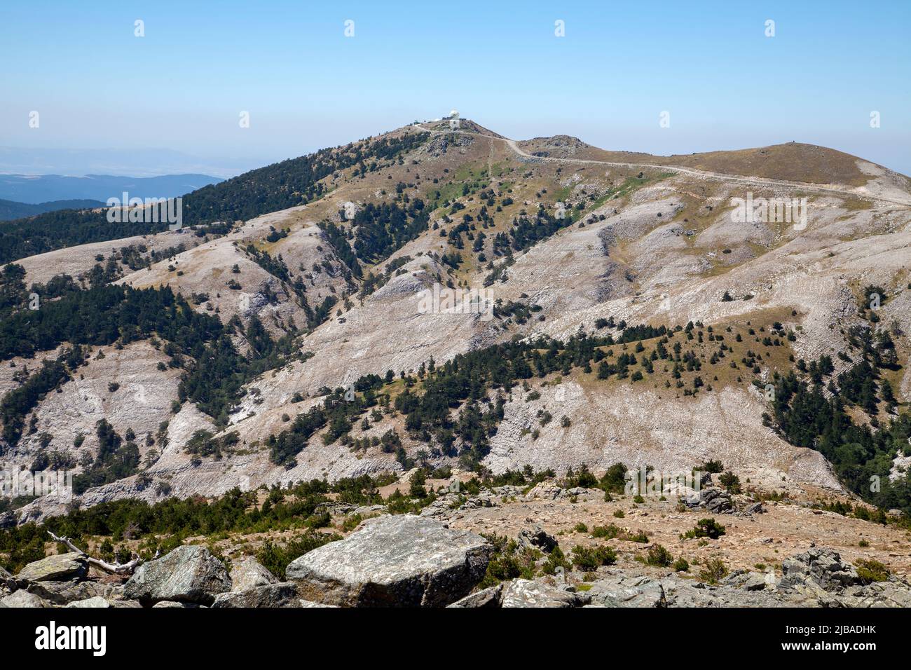 Paesaggio dal monte ida della città di Edremit a Balikesir, Turchia Foto Stock