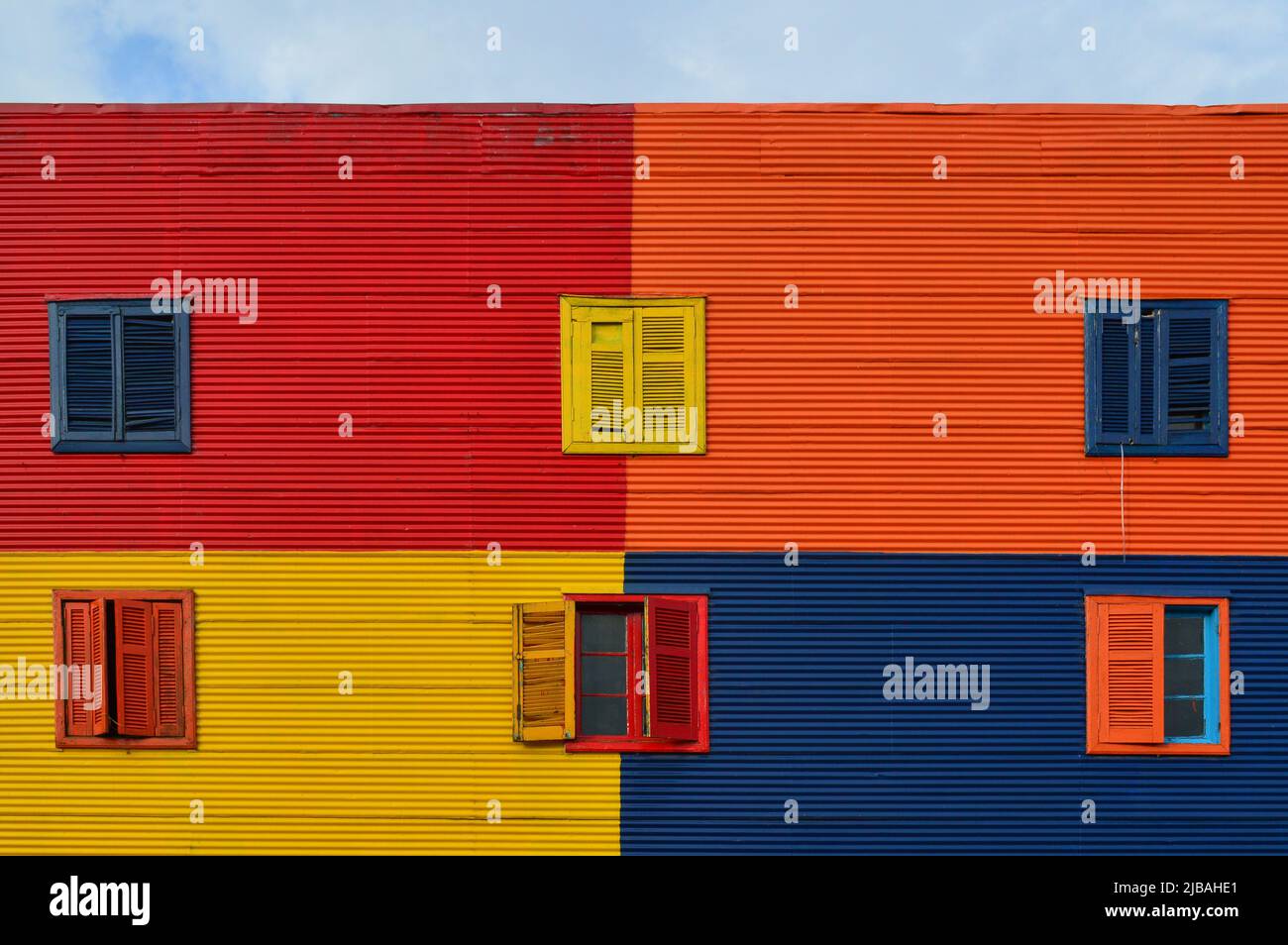 Casa in legno a Caminito, Buenos Aires, Argentina Foto Stock