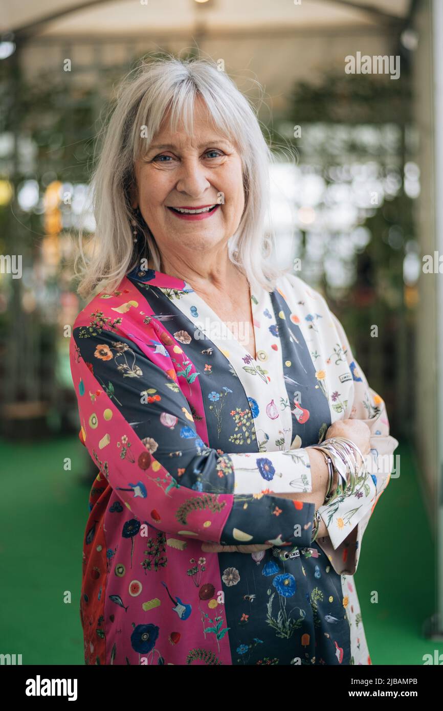 Hay-on-Wye, Galles, Regno Unito. 4th giugno 2022. Ritratto di Helena Kennedy al Festival di Hay 2022, Galles. Credit: Sam Hardwick/Alamy. Foto Stock