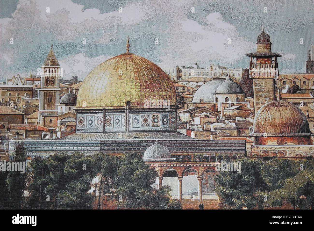 Arte della moschea Jordan Foto Stock