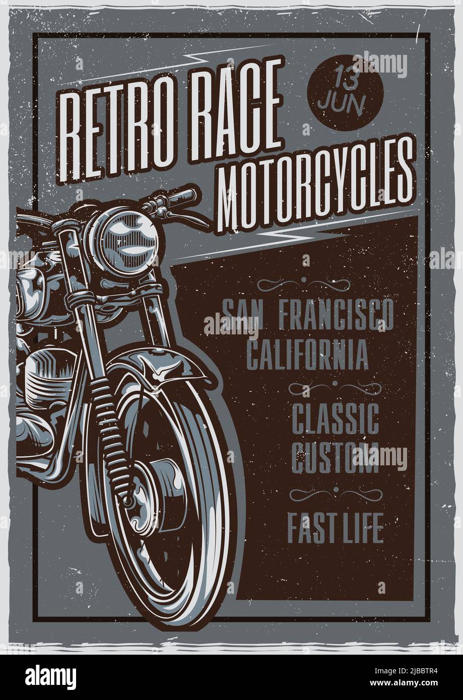 Poster personalizzato moto con parole costruire e riparare con moto  illustrazione del motore vettoriale Immagine e Vettoriale - Alamy