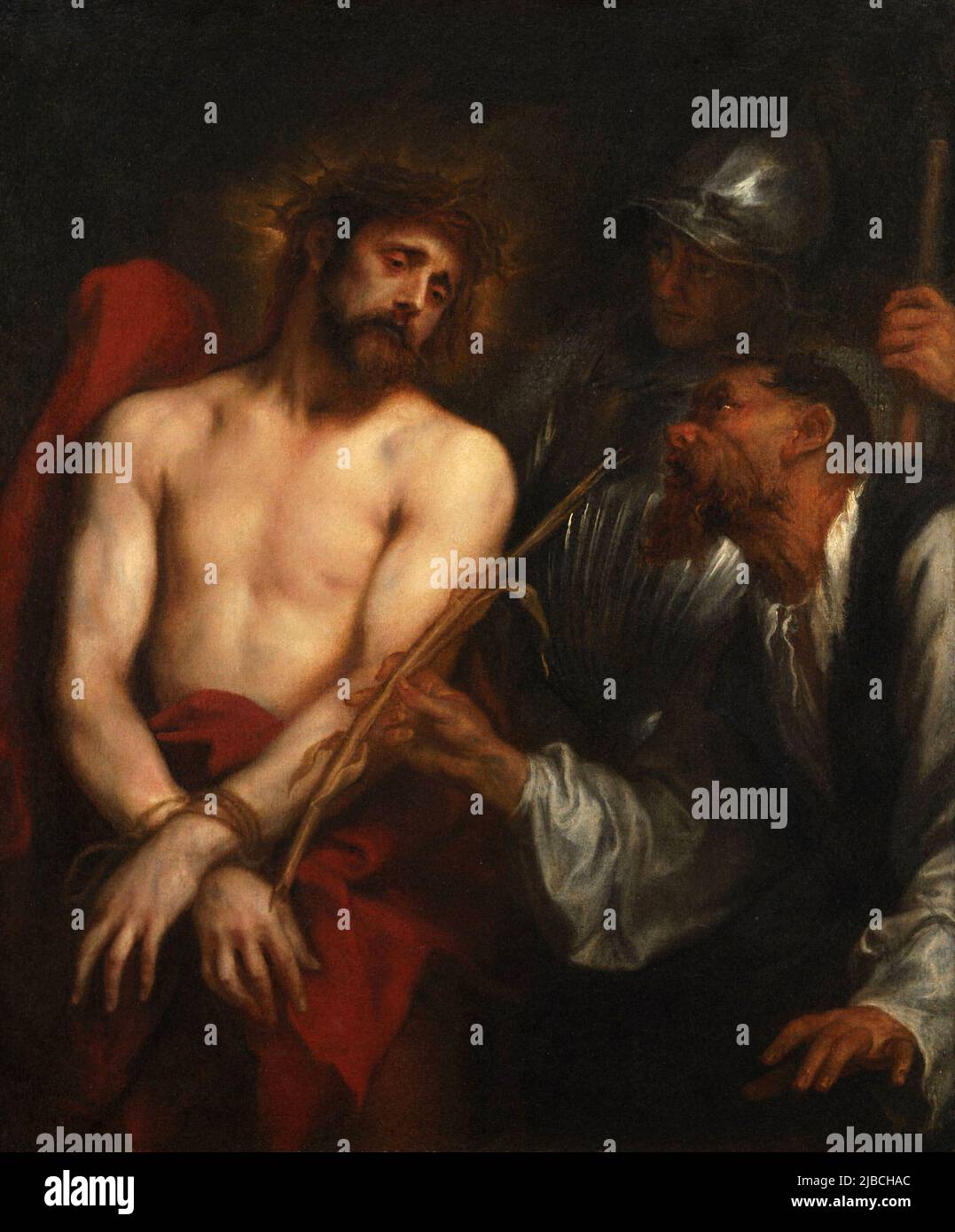 Il Mocking di Cristo di Anthony van Dyck 1599–1641 Foto Stock