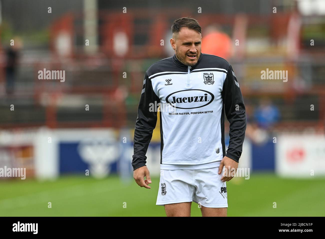 Josh Reynolds (6) di Hull FC durante il riscaldamento pre-partita in , il 6/5/2022. (Foto di Craig Thomas/News Images/Sipa USA) Foto Stock