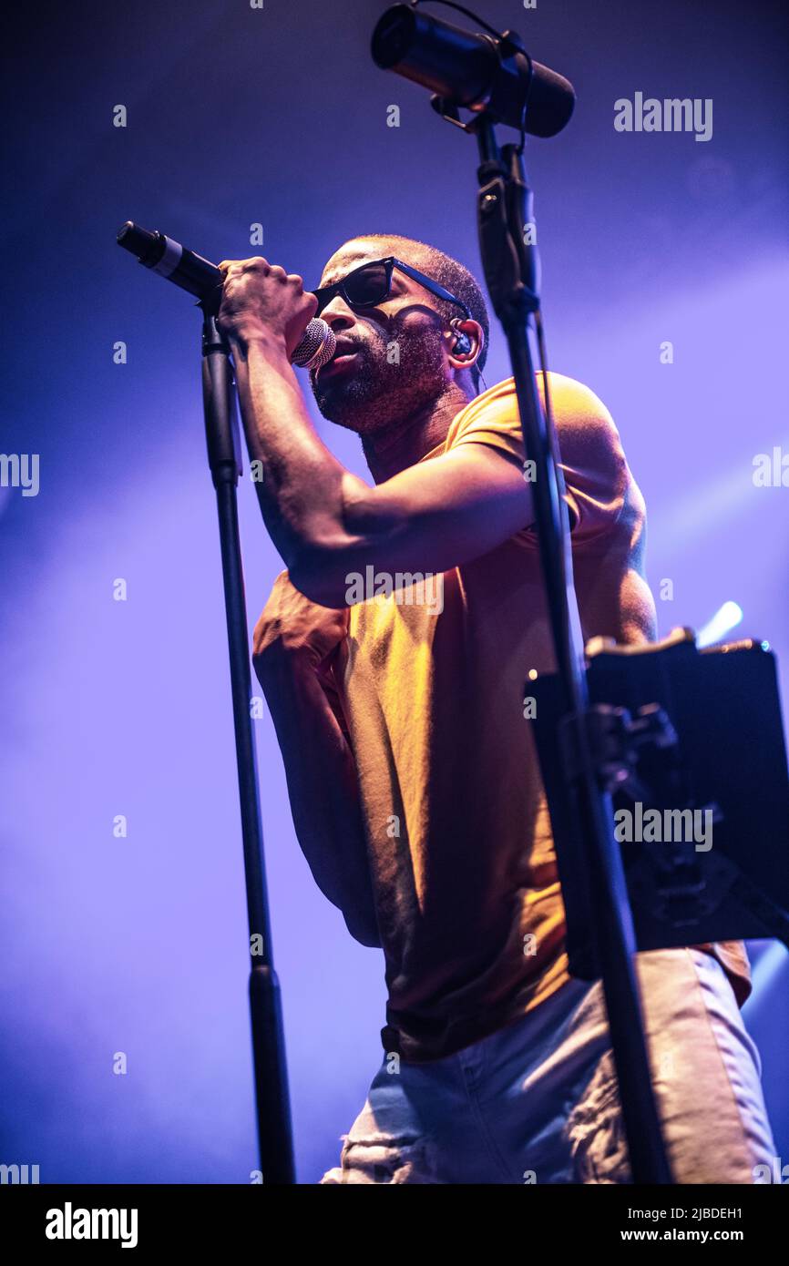 Trombone Shorty in esecuzione a Razzmatazz, Barcellona 3 giugno 2022. Fotografo: ALE Espaliat Foto Stock