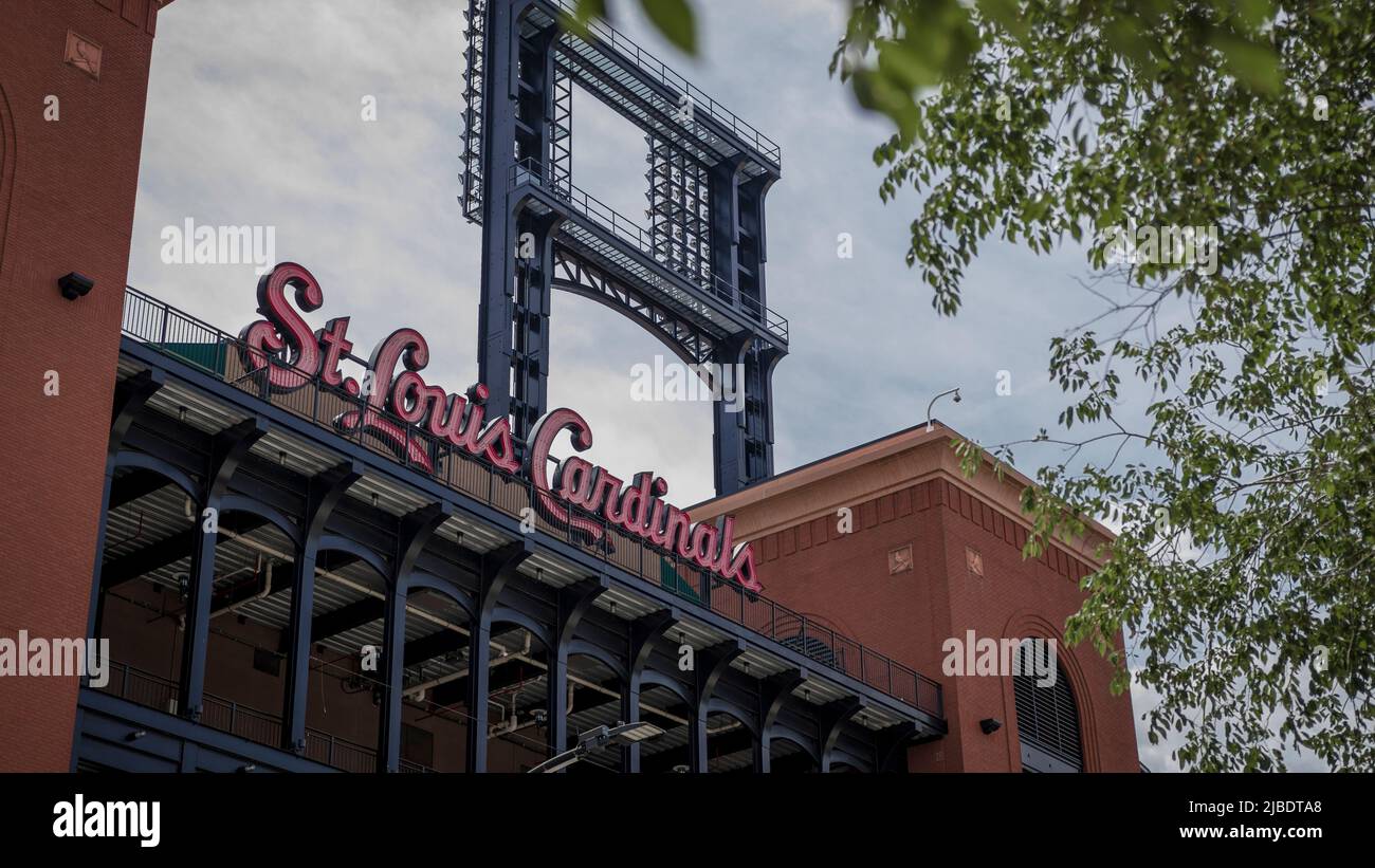 St. Louis, Missouri - 29 maggio 2022: Stadio Busch dei St. Louis Cardinals Foto Stock