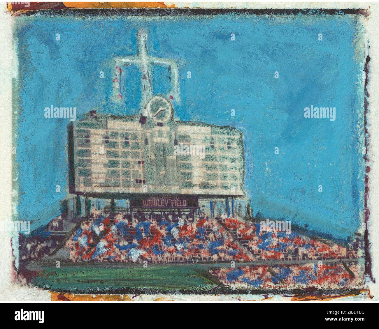 MLB Chicago Cubs Wrigley Field Foto Stock