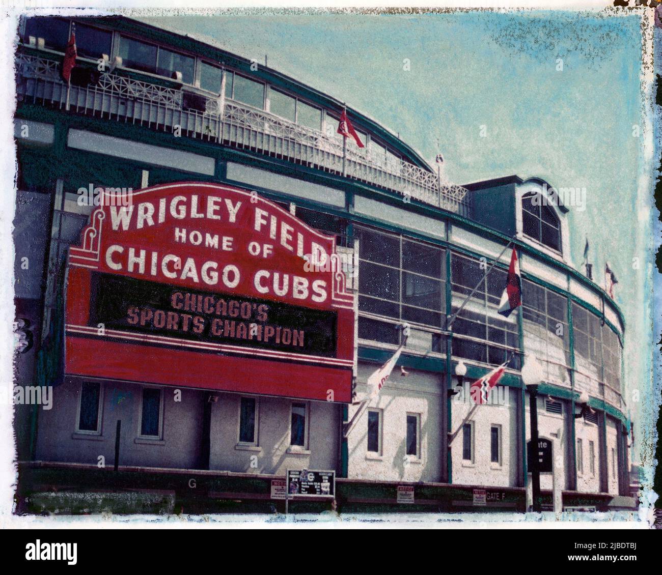 MLB Chicago Cubs Wrigley Field Foto Stock