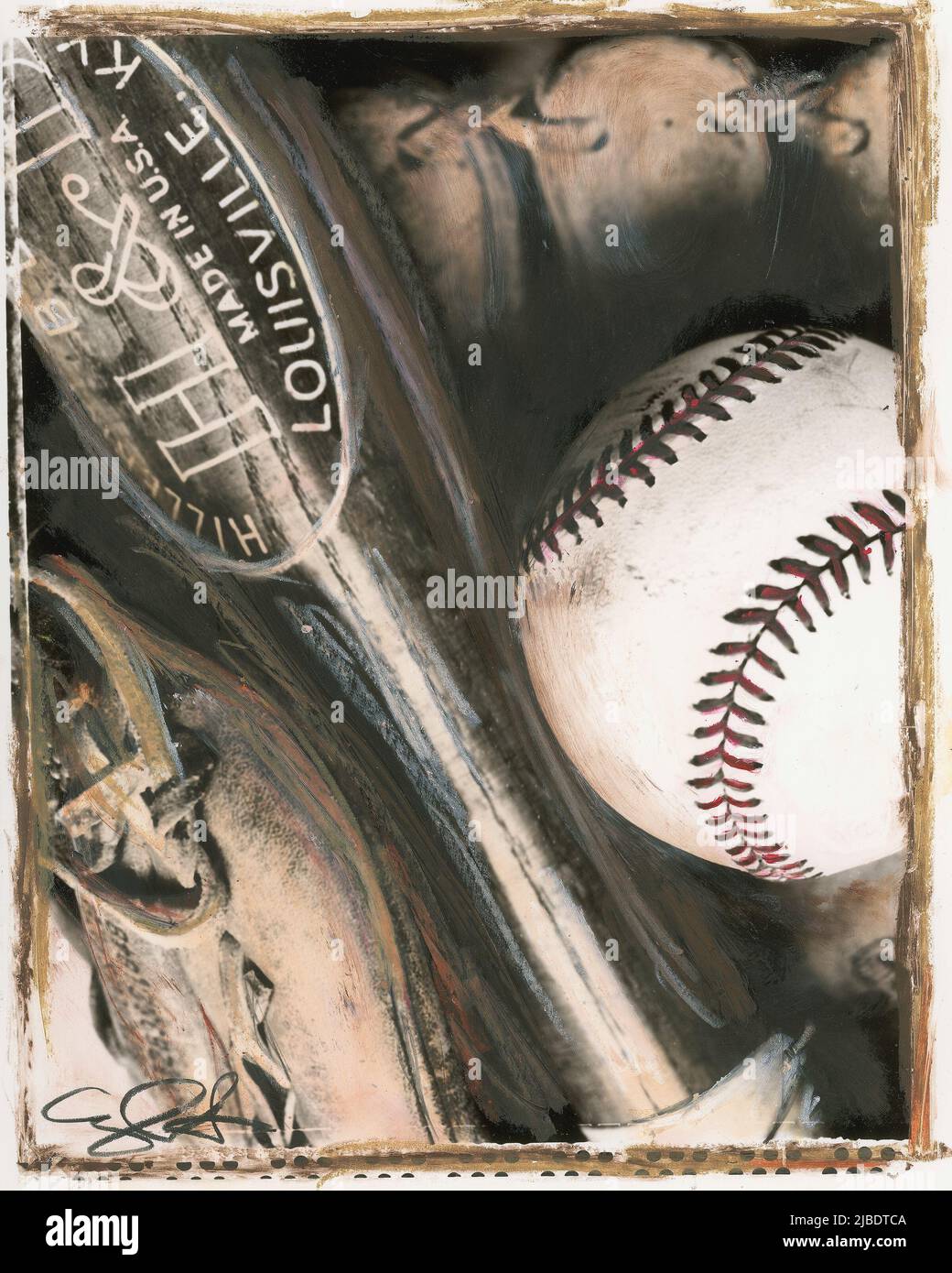 Strumenti da baseball Foto Stock