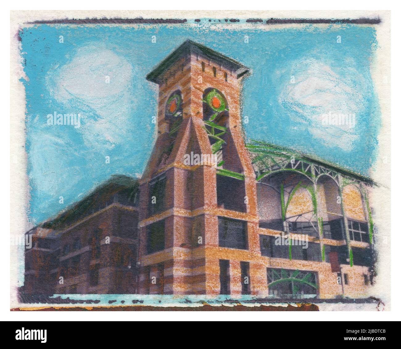 MLB Houston Astros Minutemaid Park Foto Stock