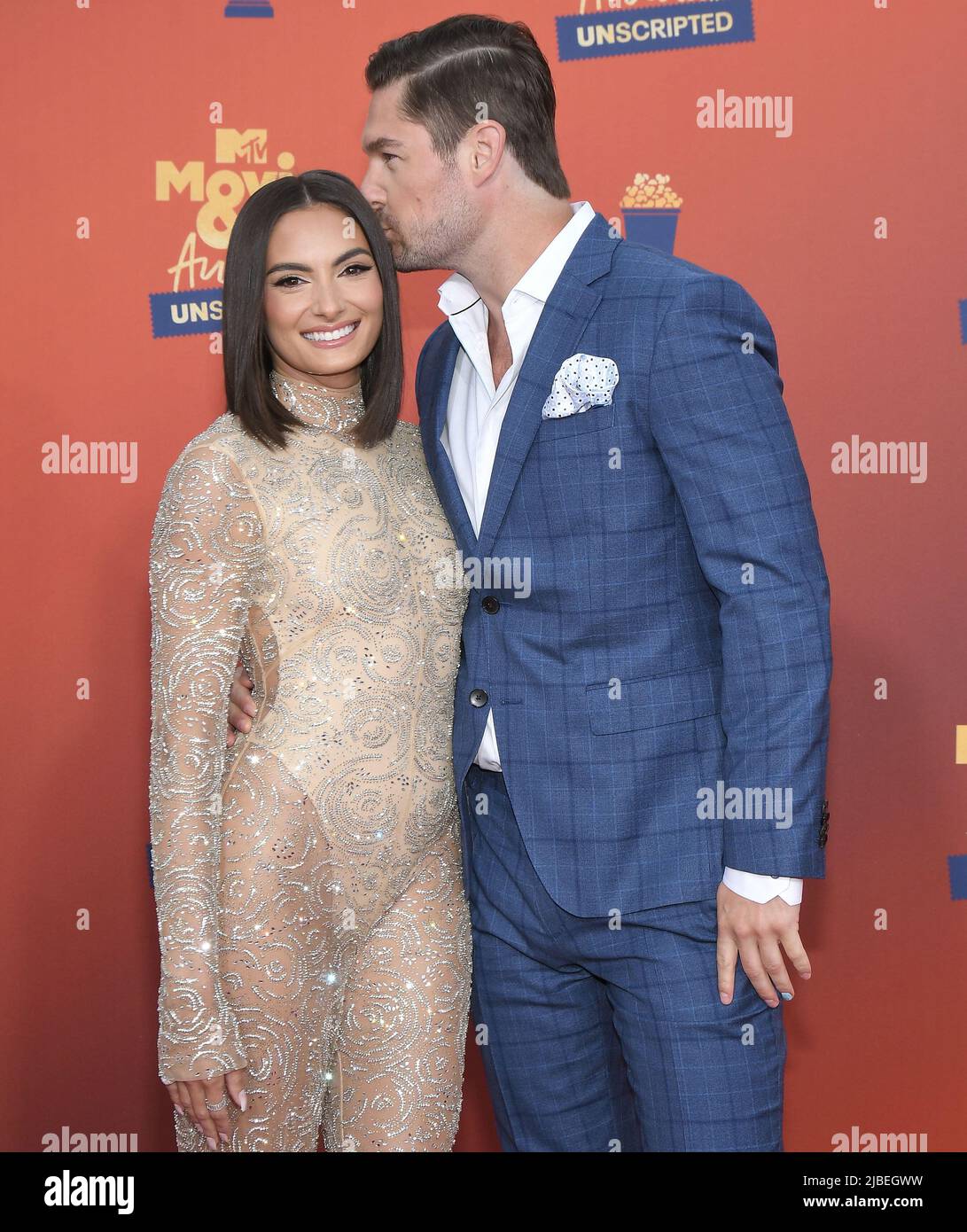 (L-R) Paige Desorbo e Craig Conover al 2022 MTV Movie & TV Awards