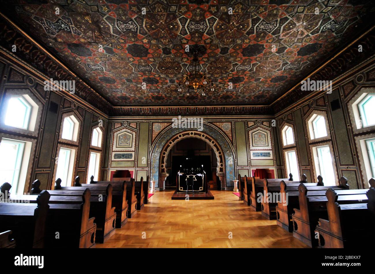 La bella sinagoga Ashkenazi a Sarajevo, Bosnia-Erzegovina. Foto Stock