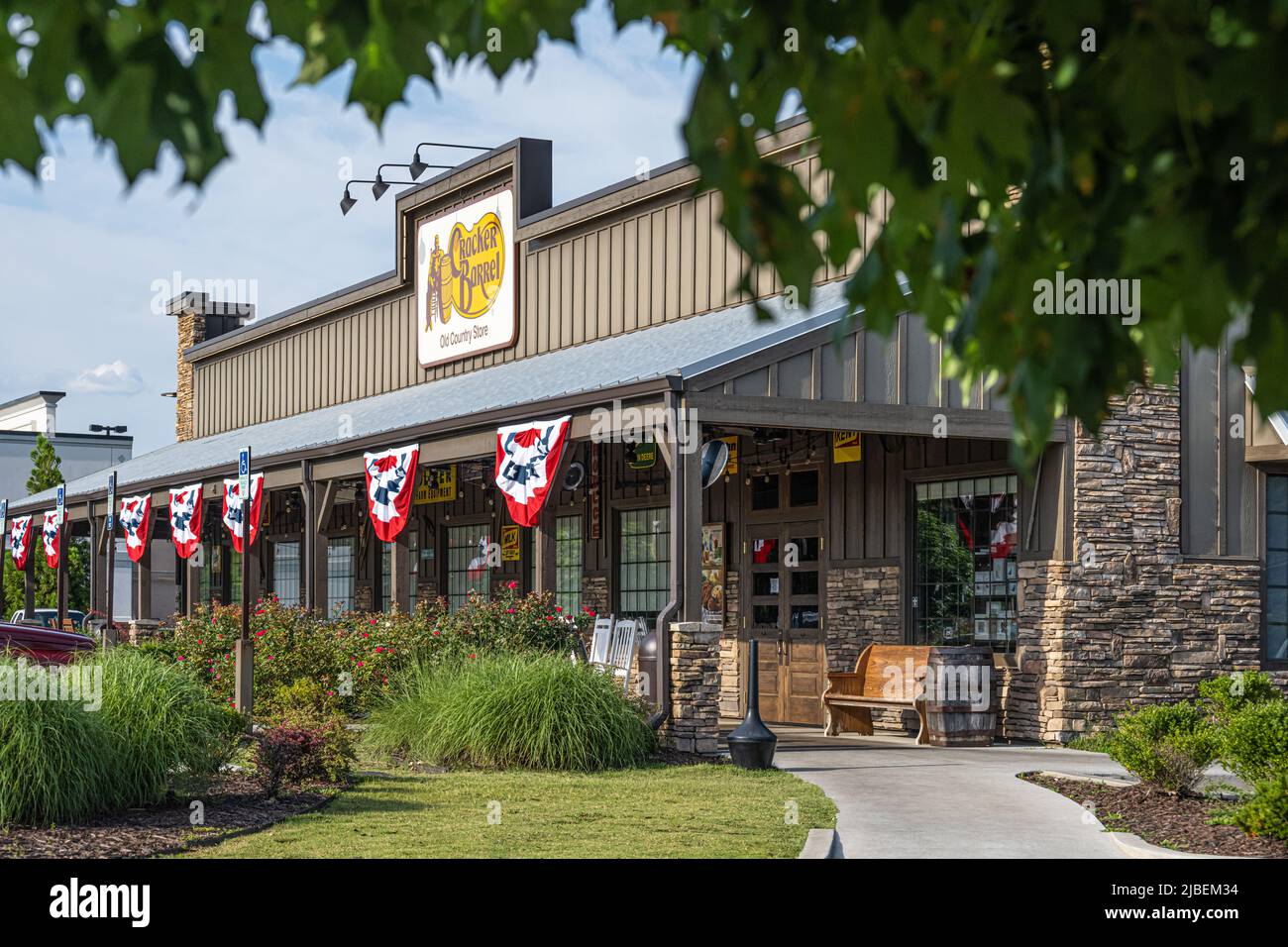 Cracker Barrel Old Country Store ristorante a Snellville (Metro Atlanta), Georgia. (USA) Foto Stock