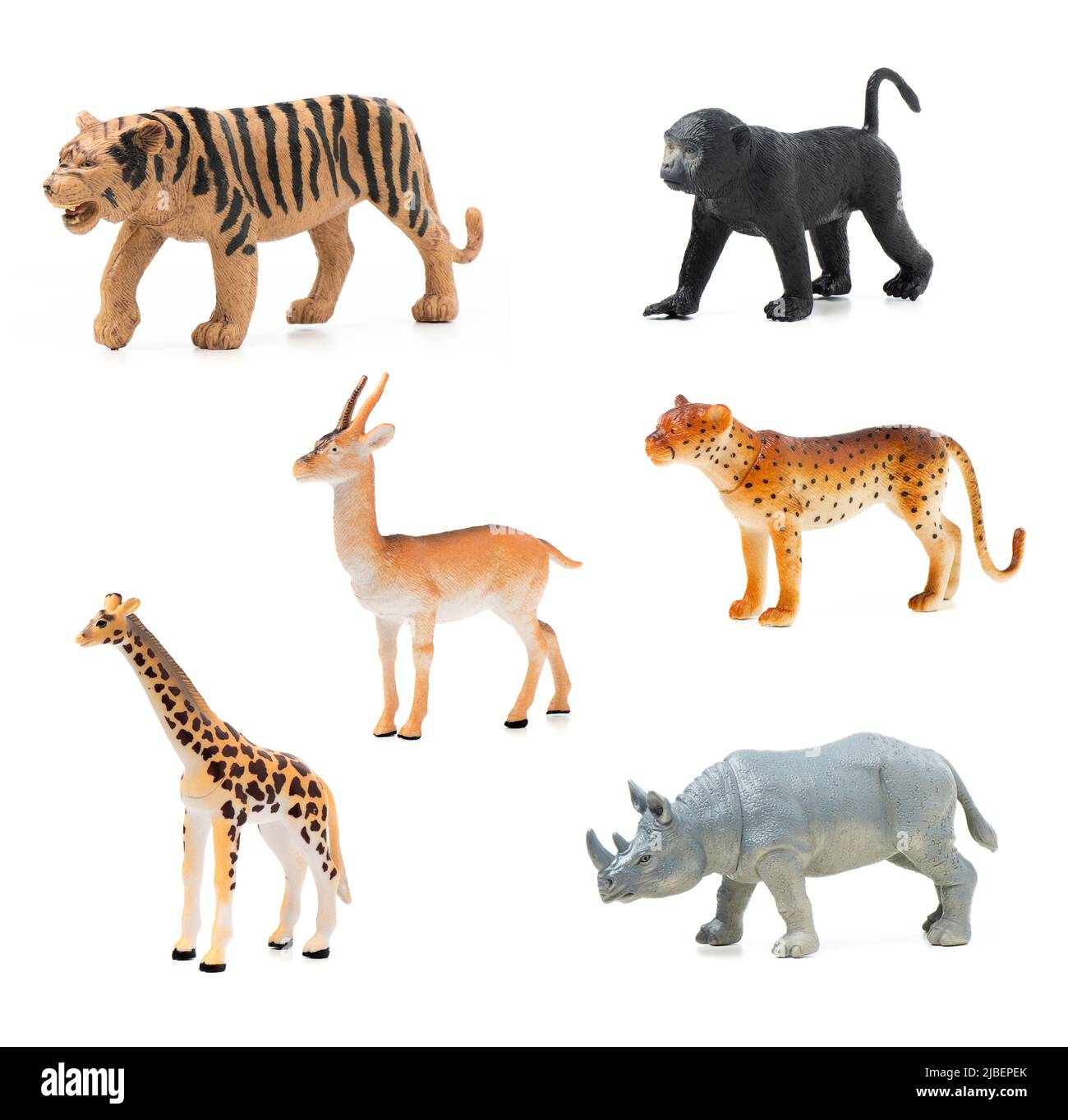 12 Pezzi Giocattoli di Figure Animali,Figurine a forma di animali della giungla,Mini Giungla Figure Animali Giocattoli Set,Animali Selvatici Figurina,plastica,per decorazione