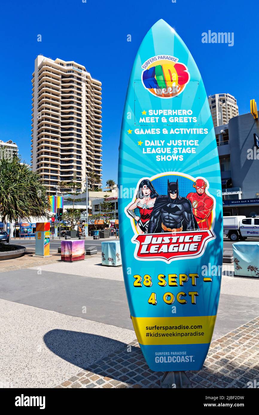 Queensland Australia / la settimana annuale dei bambini di intrattenimento a Surfers Paradise. Foto Stock