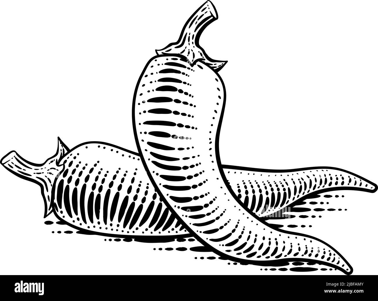 Illustrazione di Peple Vegetable Woodcut Illustrazione Vettoriale