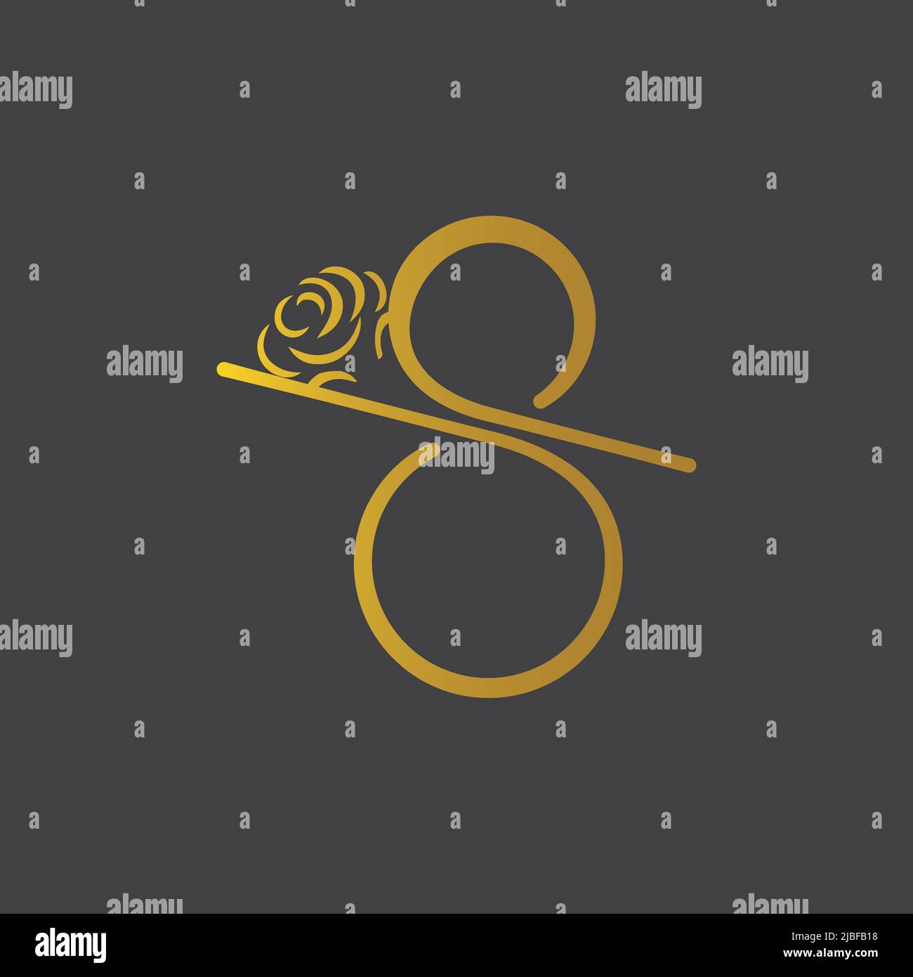 Immagine vettoriale con icona a 8 simboli Infinity. Illustrazione vettoriale EPS.8 EPS.10 Illustrazione Vettoriale