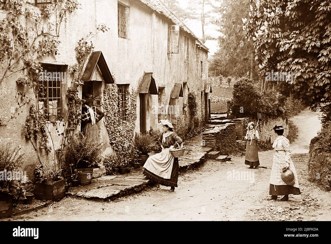 Castello Combe, inizio 1900s Foto Stock