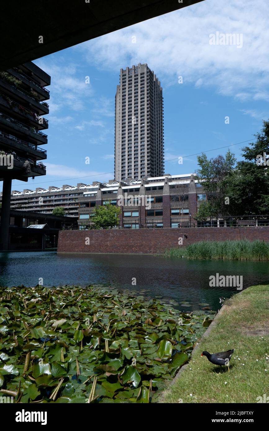 Il Barbican Centre a Londra, Inghilterra. Credit: SMP News Foto Stock