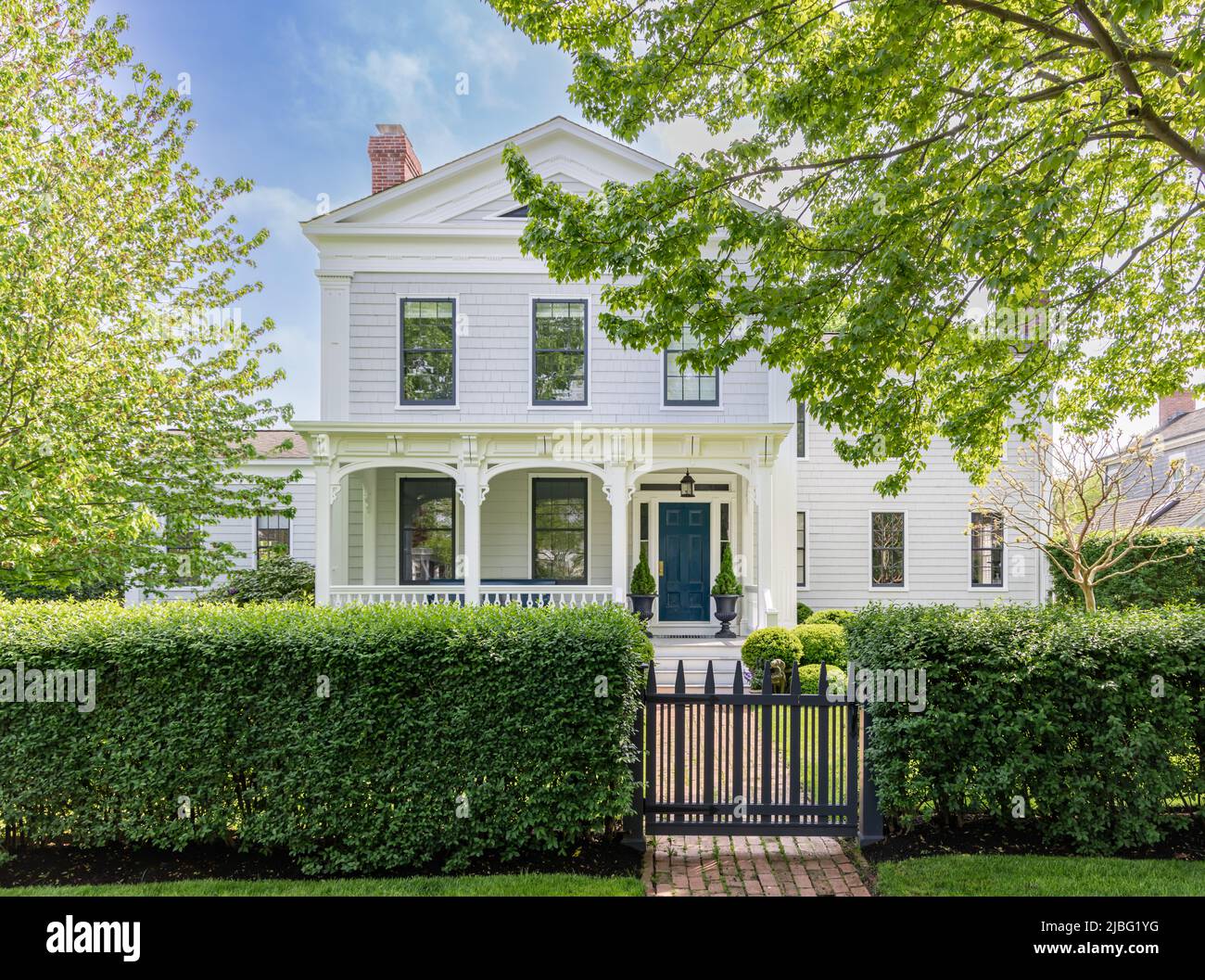 Sag Harbor Village home, Sag Harbor, New York Foto Stock