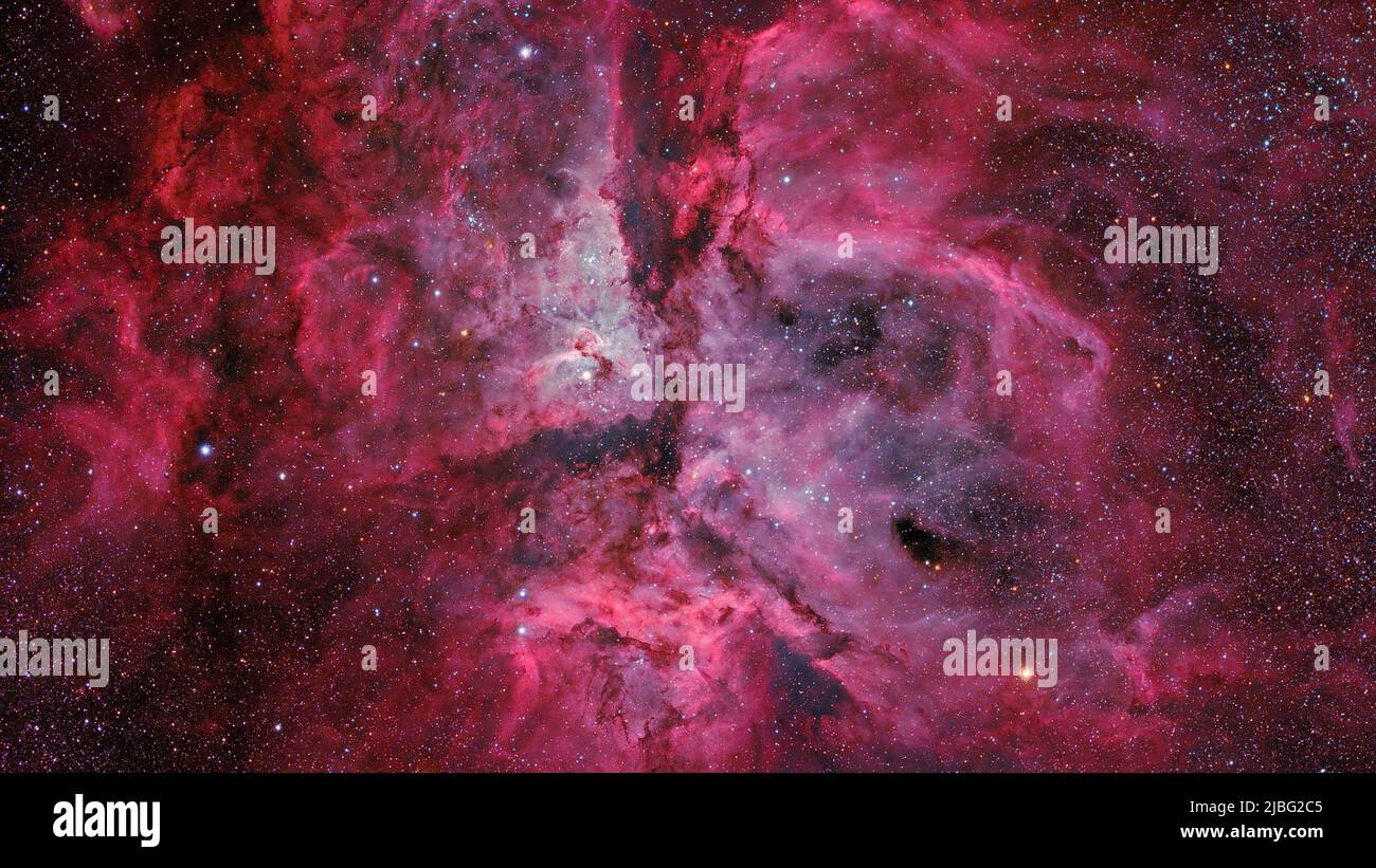 La Carina Nebula nel cielo meridionale. Elementi di questa immagine sono stati forniti dalla NASA. Foto Stock