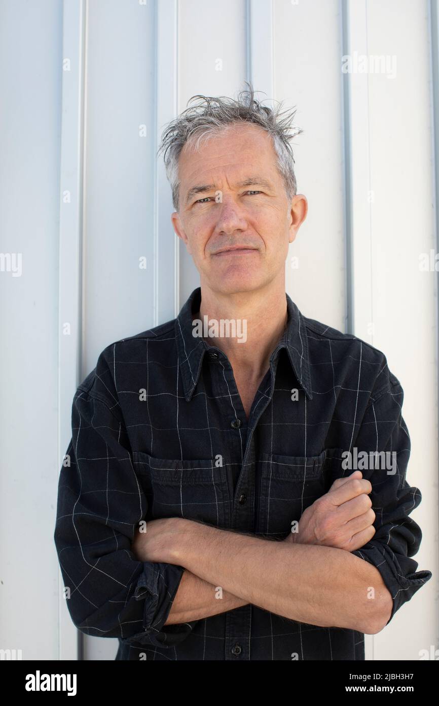 Geoff Dyer a Venezia, California, il 21st aprile 2022 Pic © Dan Tuffs 2022 Foto Stock