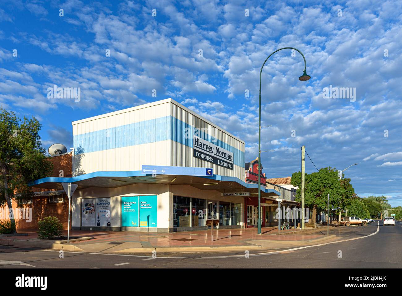 Il negozio Harvey Norman a Cobar, nuovo Galles del Sud Foto Stock