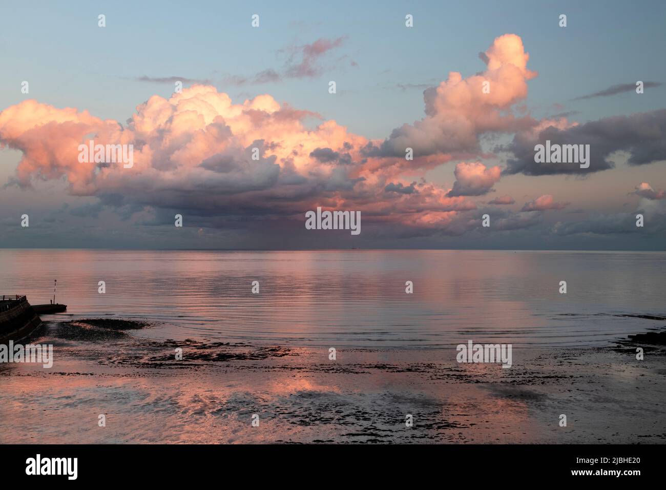 Di fronte alla baia. Foto Stock