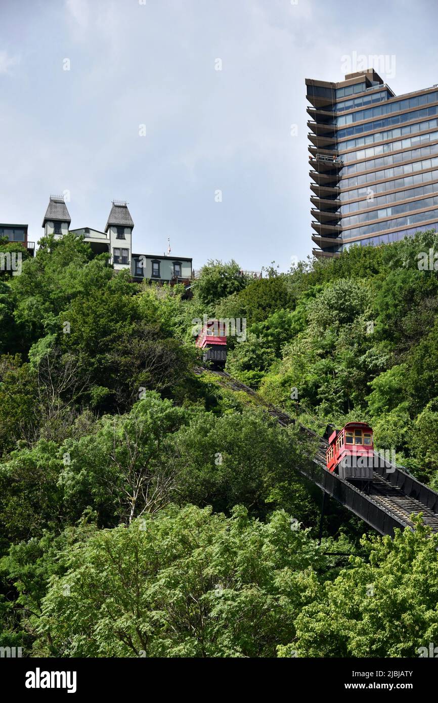 Vista di Pittsburgh, Pennsylvania Foto Stock