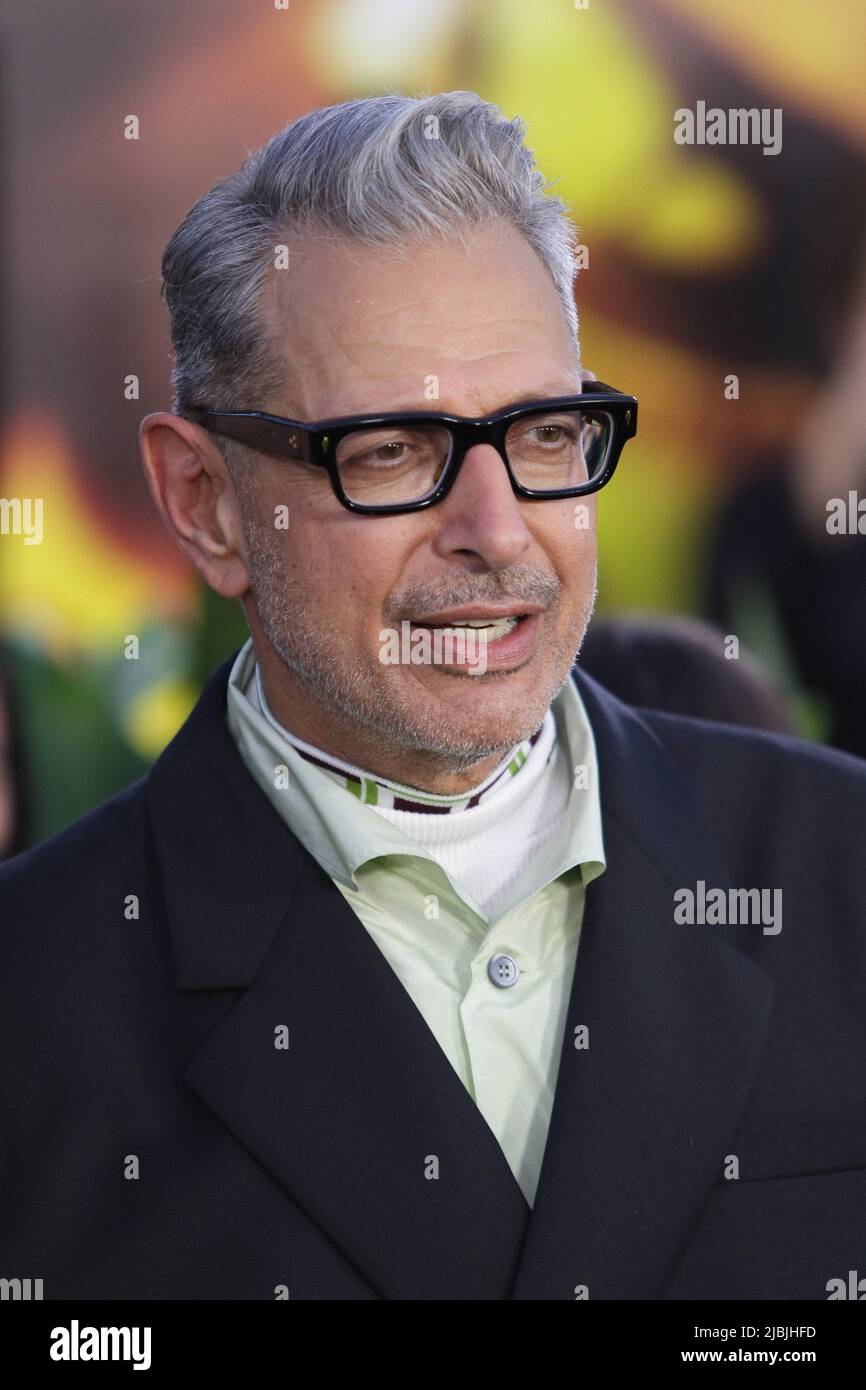 Los Angeles, Stati Uniti. 07th giugno 2022. Jeff Goldblum al 'Jurassic World: Dominion' World Premiere tenuto al TCL Chinese Theatre, Hollywood, CA, 6 giugno 2022. Photo Credit: Joseph Martinez/PictureLux Credit: PictureLux/The Hollywood Archive/Alamy Live News Foto Stock